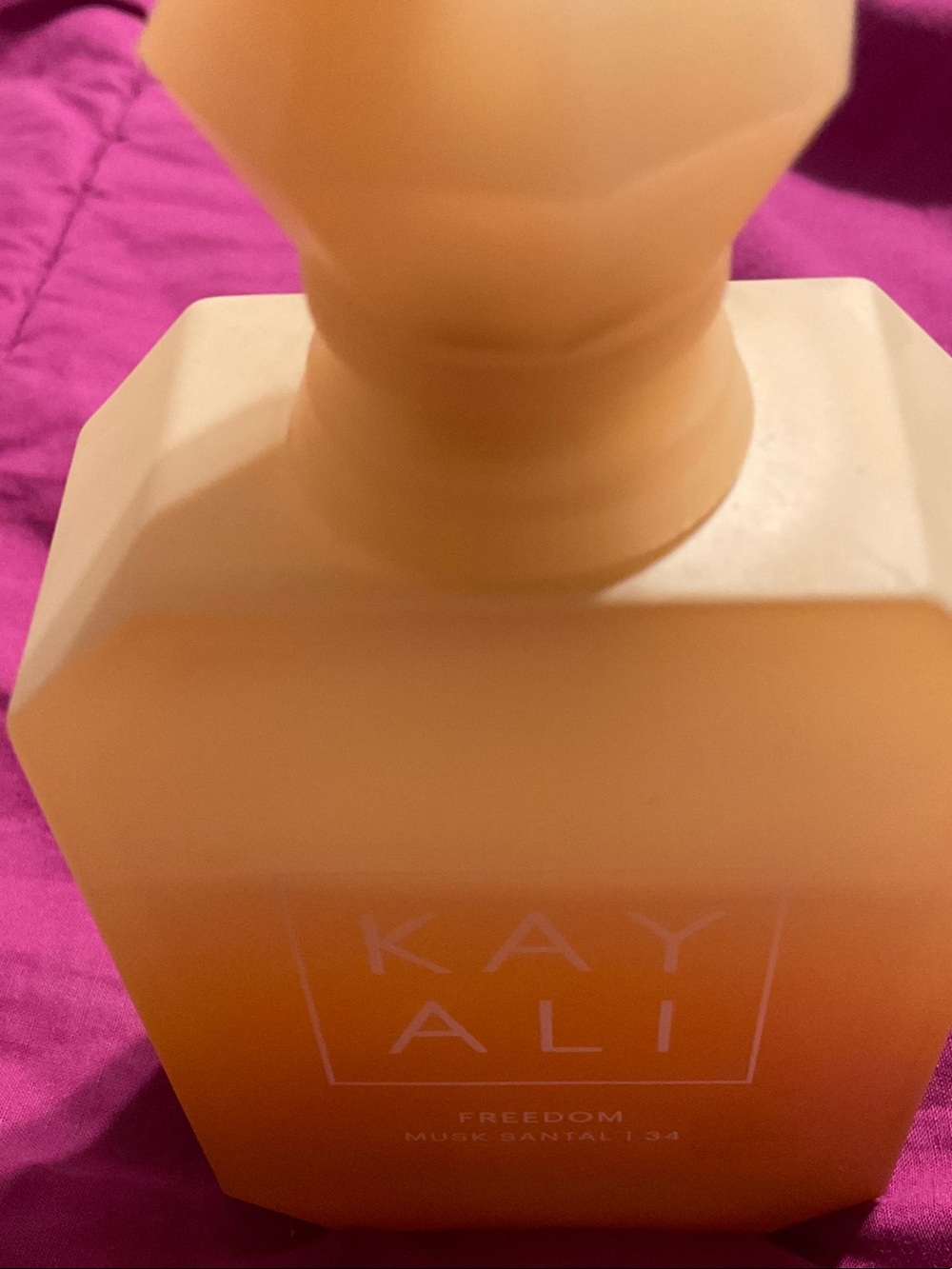 Kayali Freedom Musk Santal 34 Eau de Parfum - Nude/Pearl Bottle - Picture 2 of 2